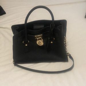 Michael Kors purse with handles and shoulder strap